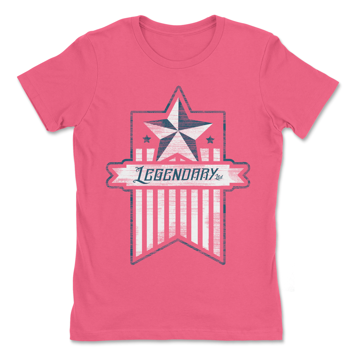 American Banner Women's Tee – women's graphic t-shirt with original tattoo art by Legendary ltd.