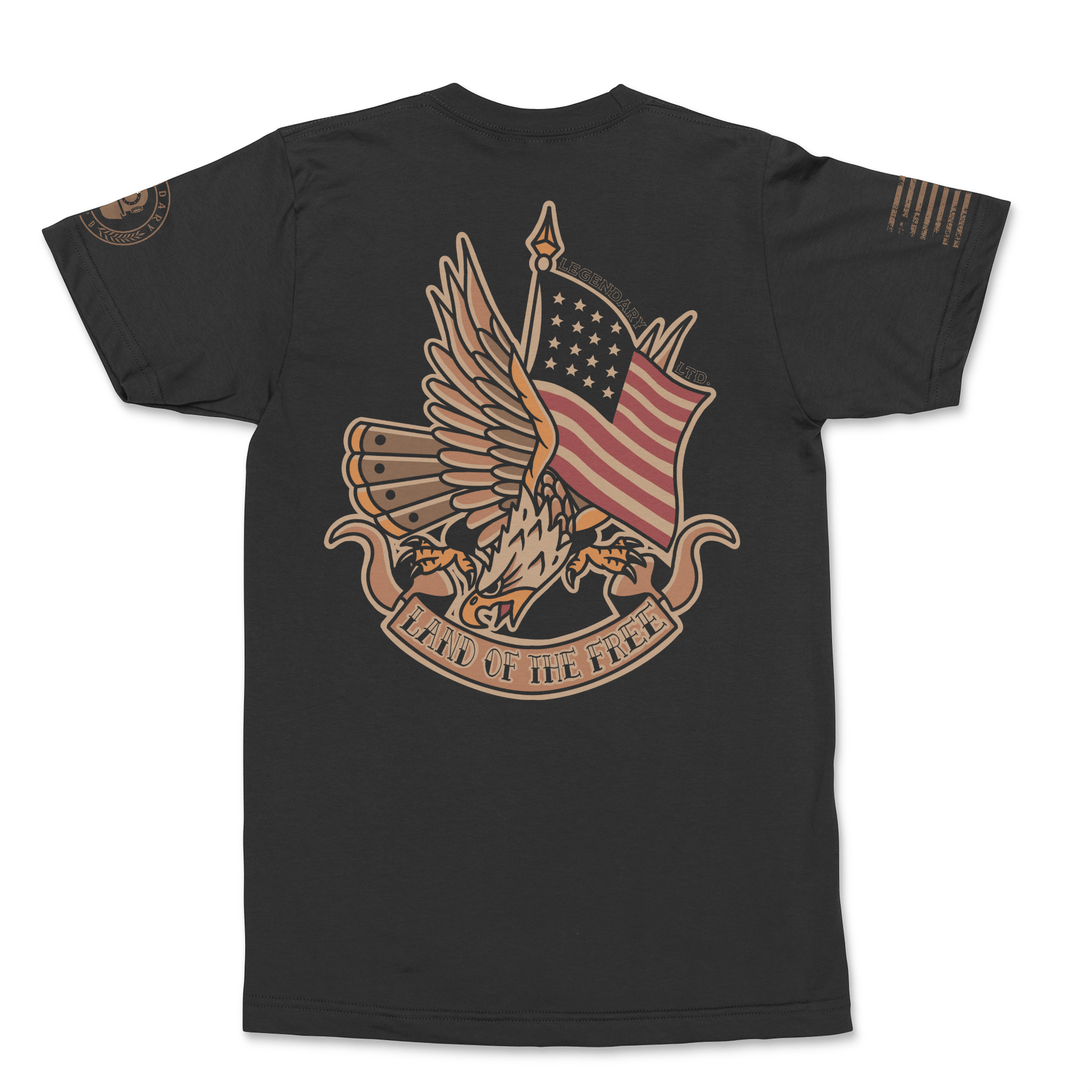 Legendary ltd. T SHIRT "Land of the Free" Tee from Veterans Florida x Legendary LTD