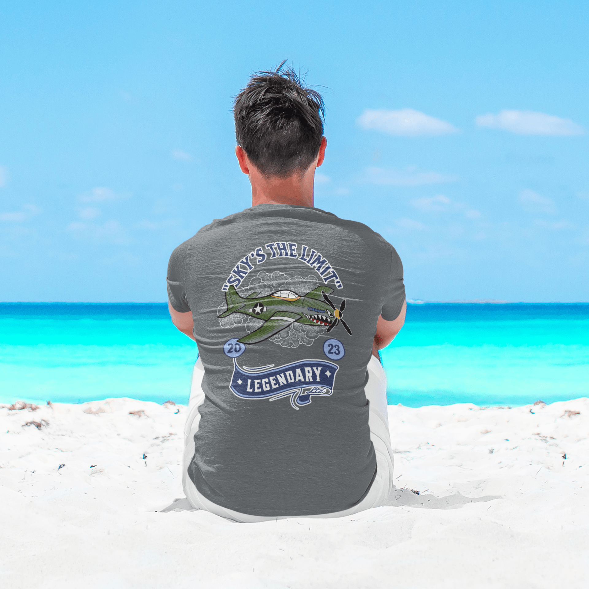 Legendary ltd. T SHIRT Sky's the Limit - Air and Sea Show Tee