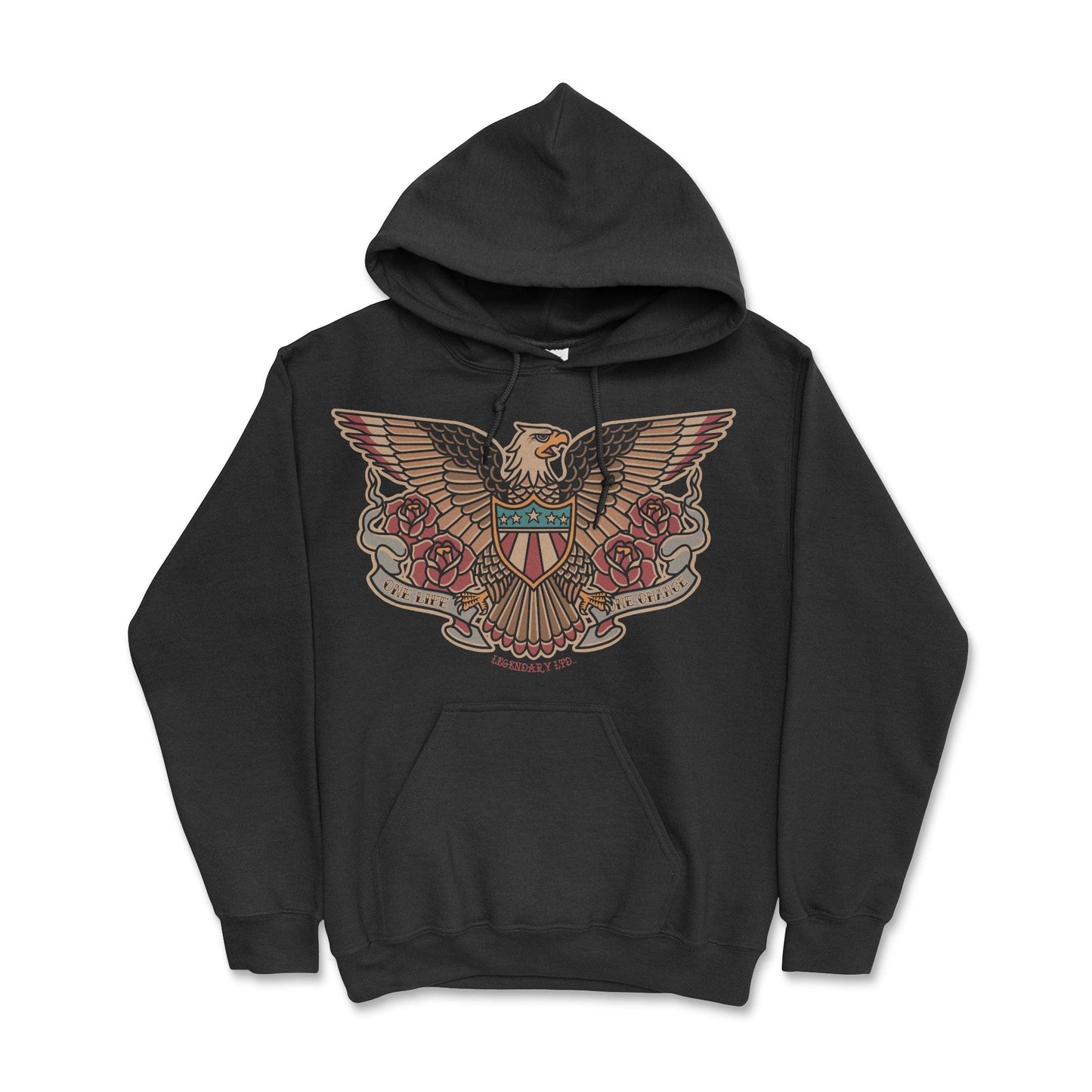 Legendary Ltd T-Shirts American Traditional Eagle Hoodie