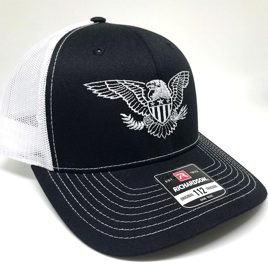 Patriotic Eagle Hat – black snapback hat with original tattoo art by Legendary ltd.