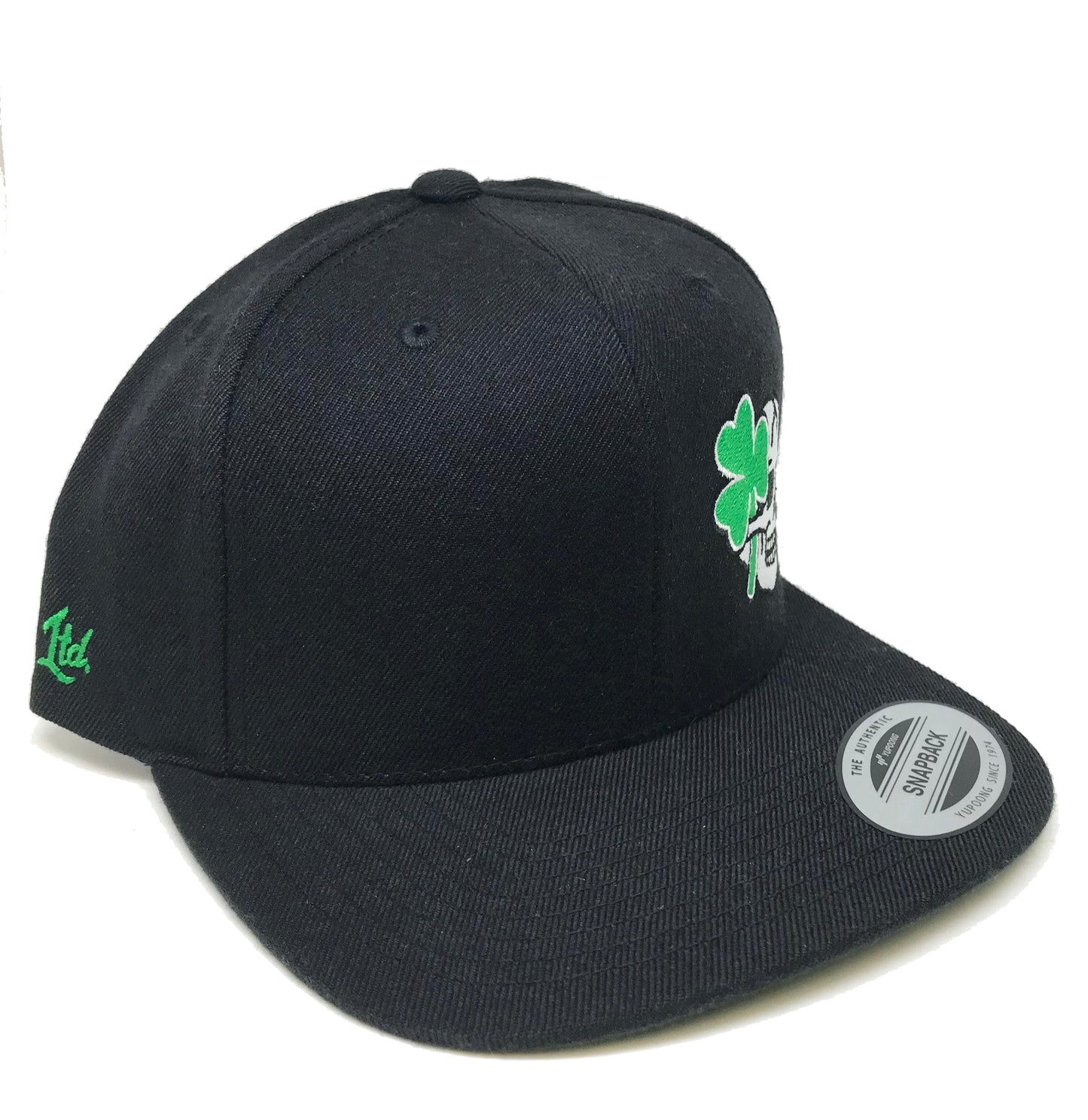 Legendary ltd. Shamrock Skull Black Snapback