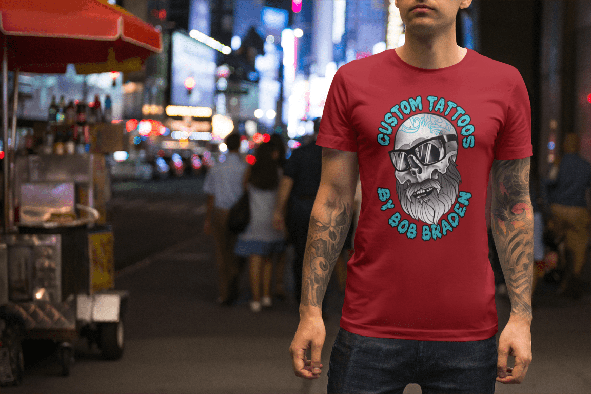 Legendary ltd. T SHIRT Custom Tattoos By Bob Braden Tee