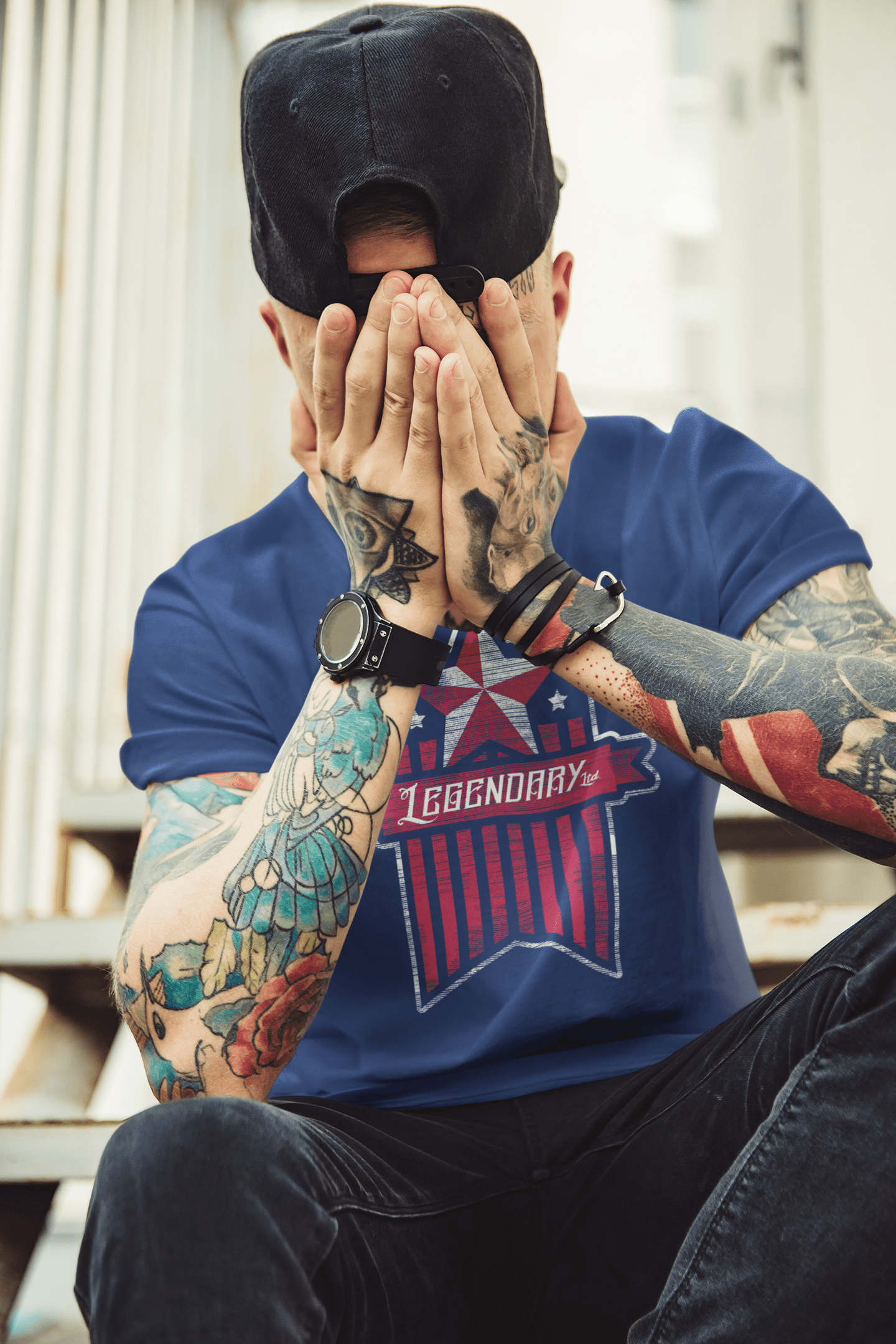 Legendary ltd. T SHIRT Distressed Legendary Banner