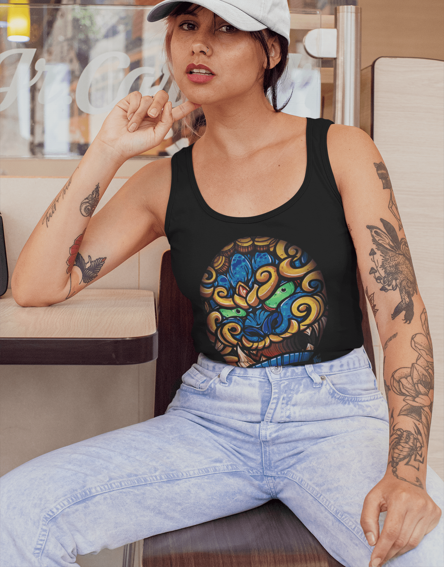 Legendary ltd. T SHIRT Foo Dog Tank by Bob Braden