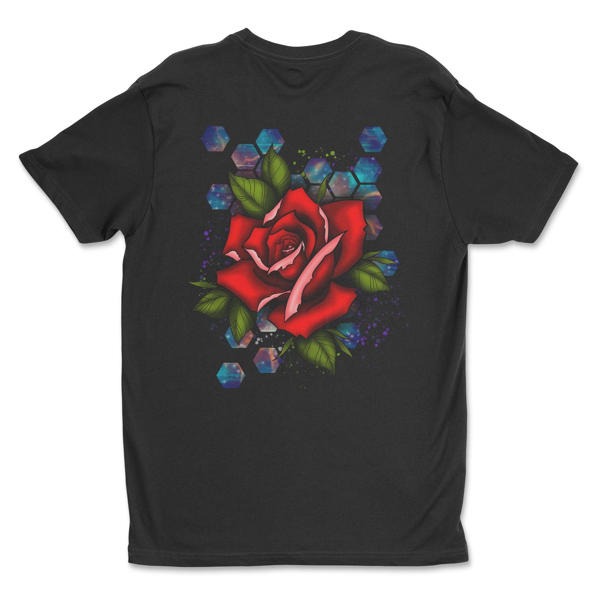 Legendary ltd. T SHIRT Rose and Stained Glass Tee by Kaylee