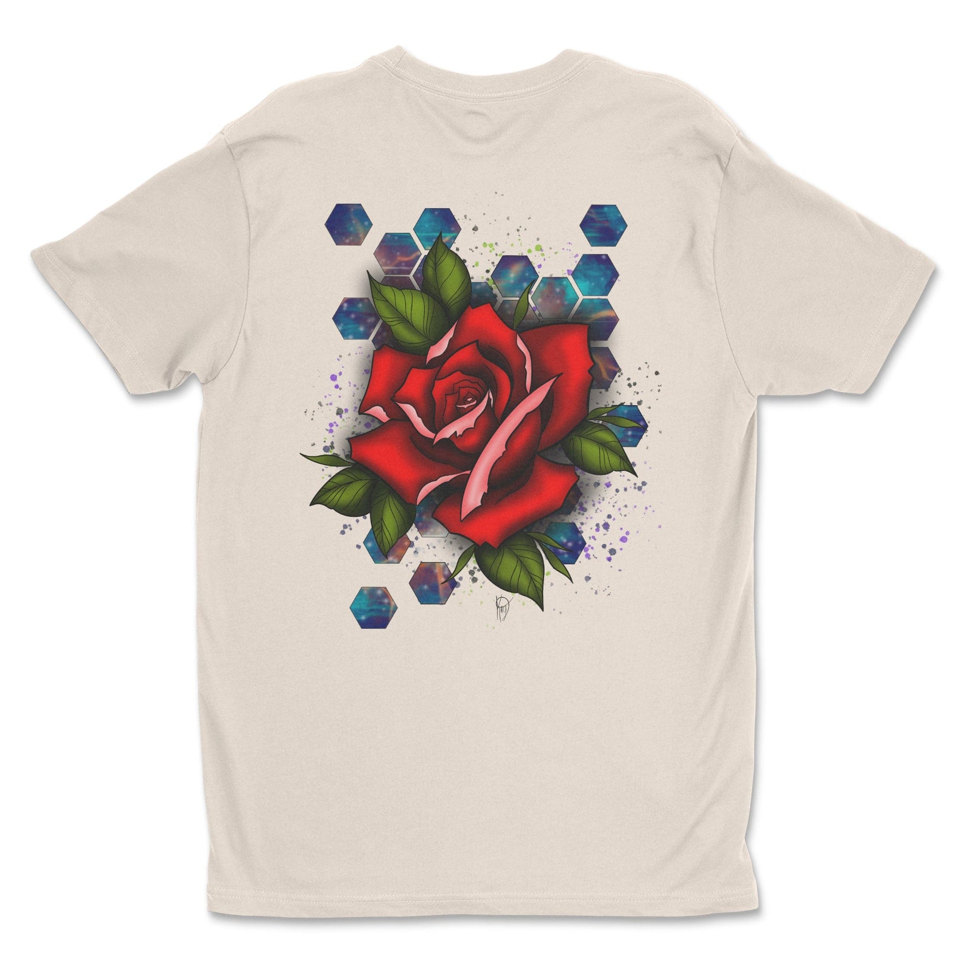 Legendary ltd. T SHIRT Rose and Stained Glass Tee by Kaylee