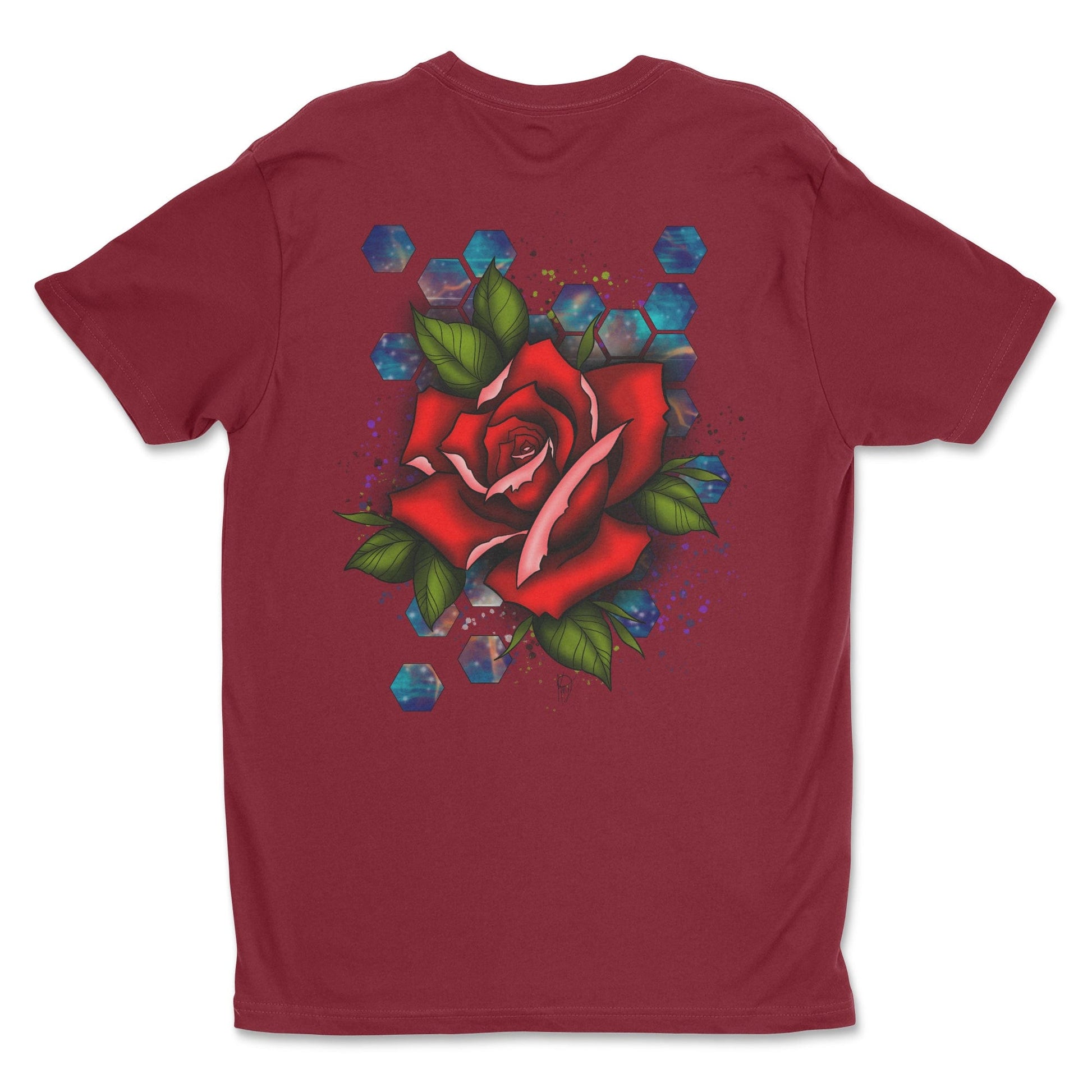 Legendary ltd. T SHIRT Rose and Stained Glass Tee by Kaylee