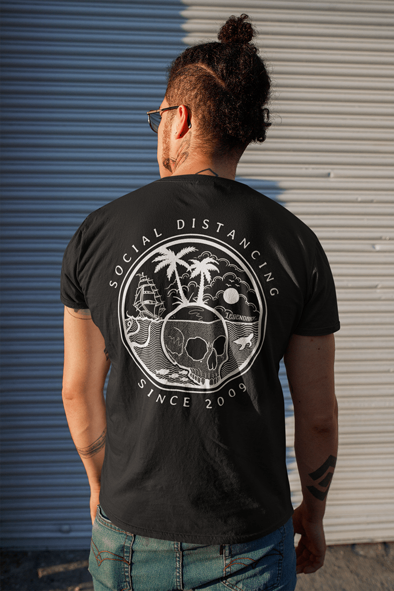 Skull Island | Social Distancing Since 2009 Tee