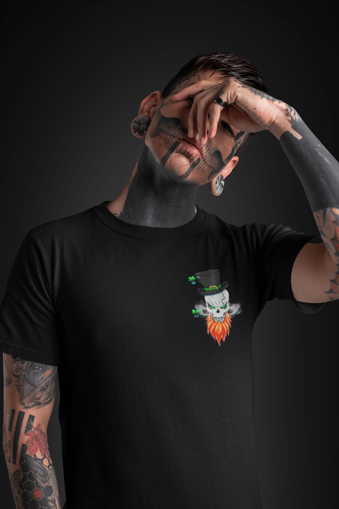 Legendary ltd. T SHIRT Skully Bearded Leprechaun Tee by TY