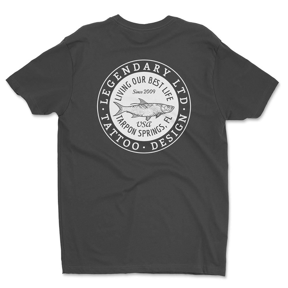 Fishing T Shirts - Men Graphics Tees - T Shirts with Graphics 3XL / Black / Mens