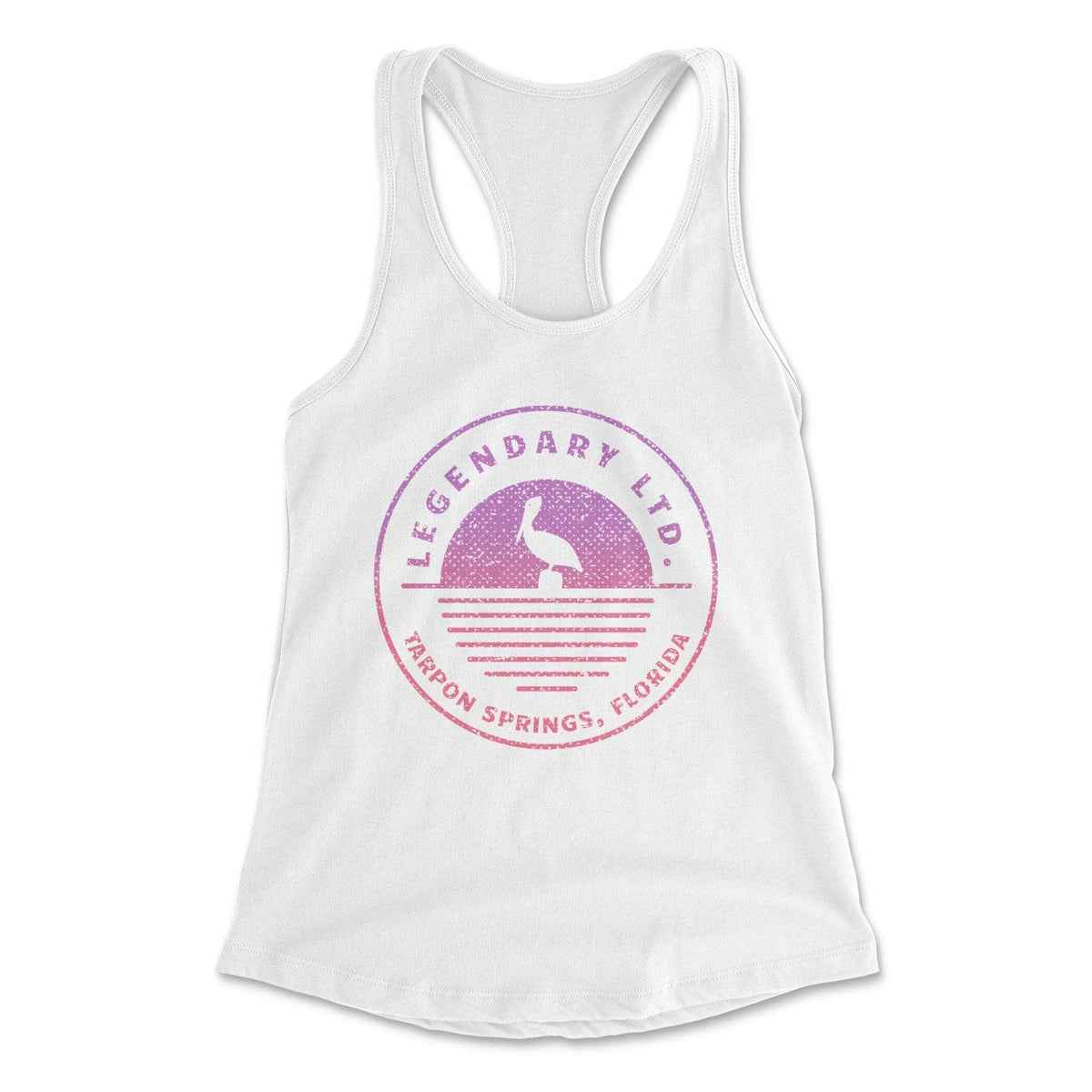 Pelican Sunset Racerback Tank – additional view 2