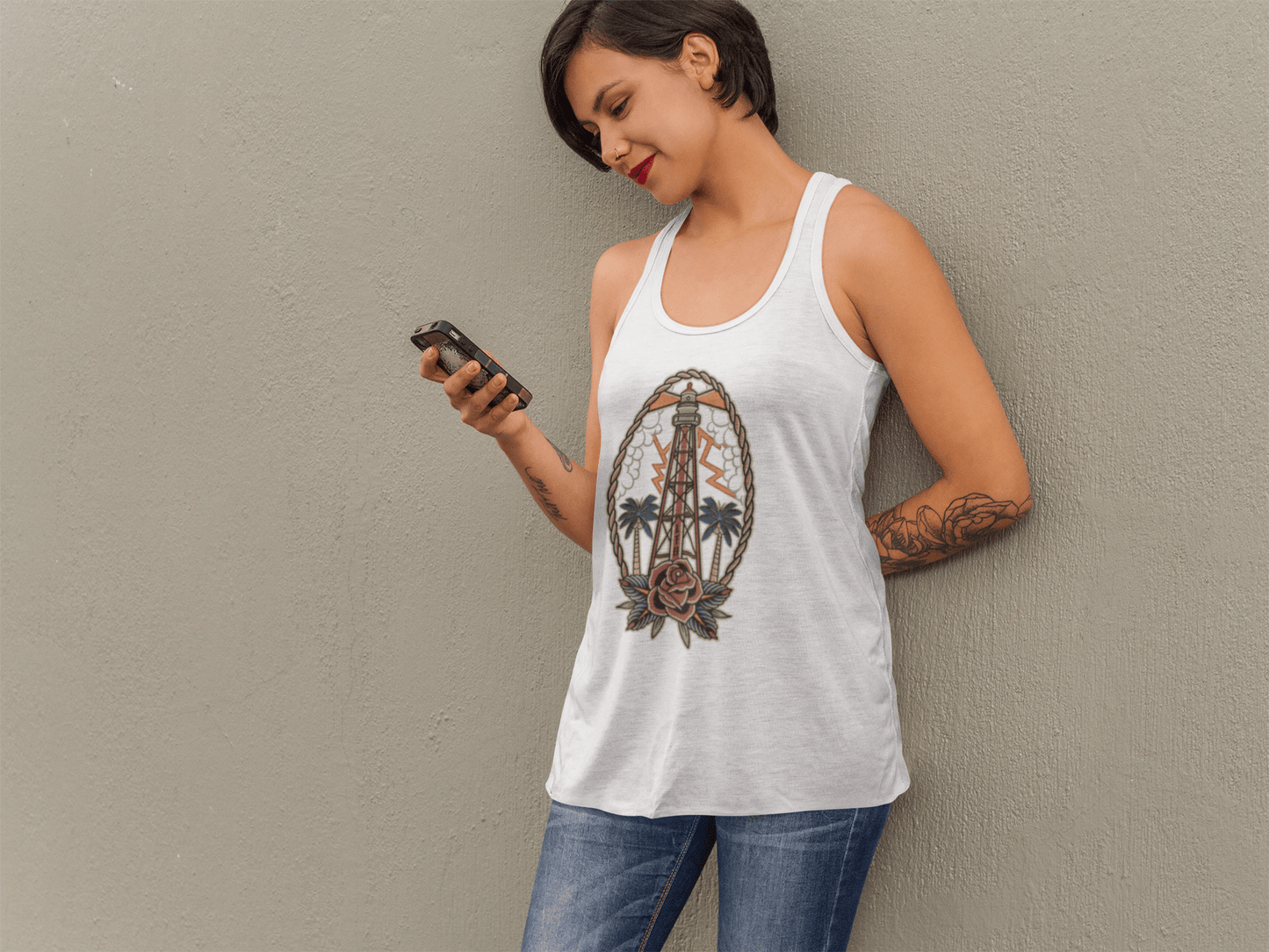 Legendary ltd. Tank Traditional Lighthouse Racerback Tank