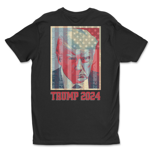 "Trump 2024" American Flag Tee