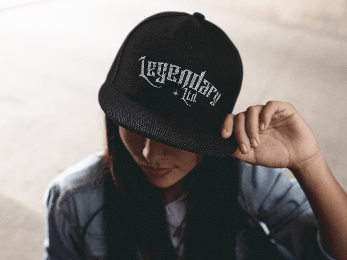 Legendary ltd. Legendary LTD Logo Spider Web Snapback