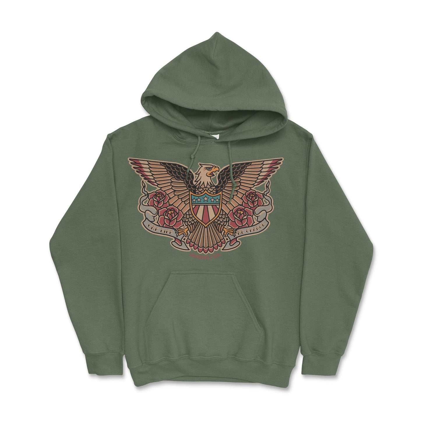 Legendary Ltd T-Shirts American Traditional Eagle Hoodie