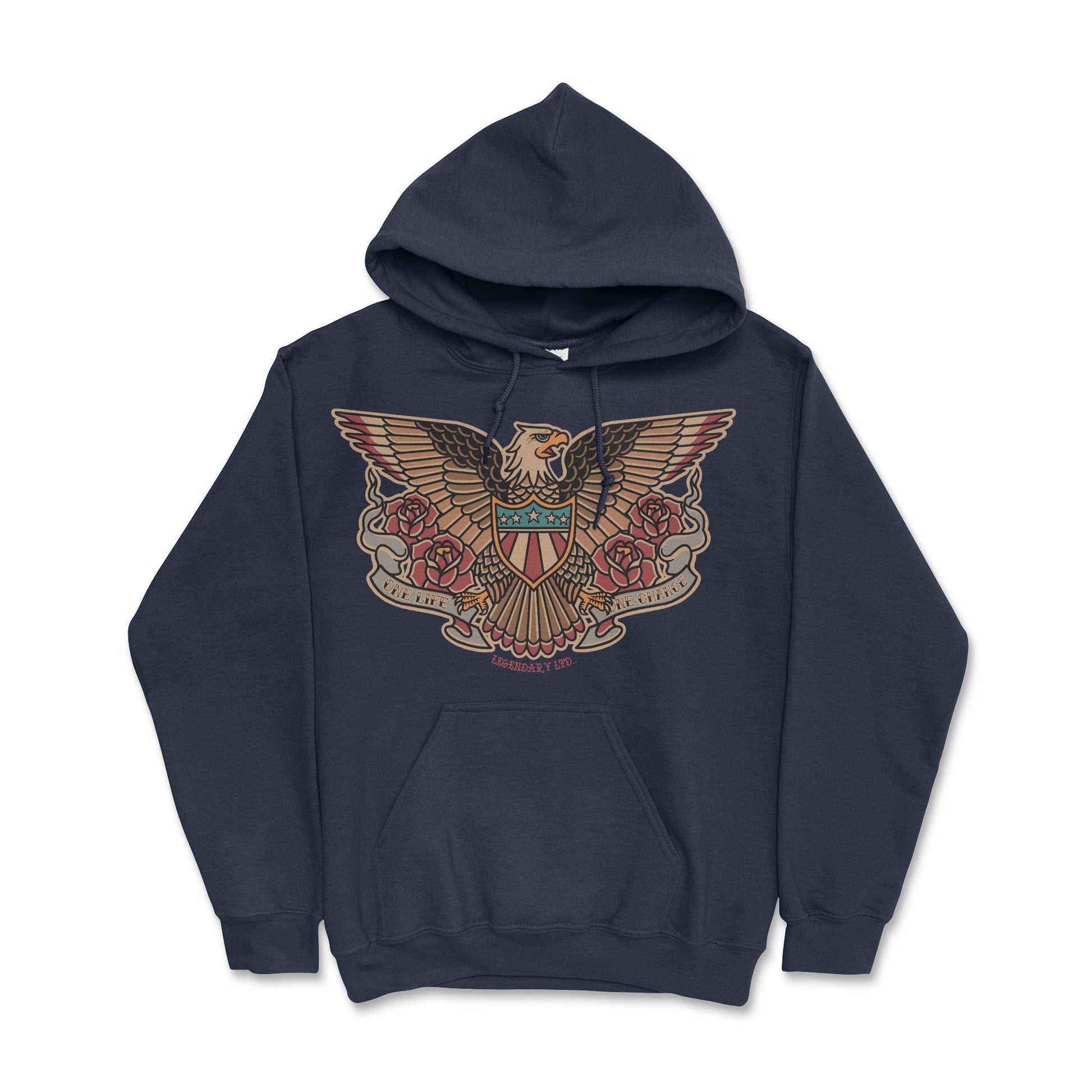 Legendary Ltd T-Shirts American Traditional Eagle Hoodie