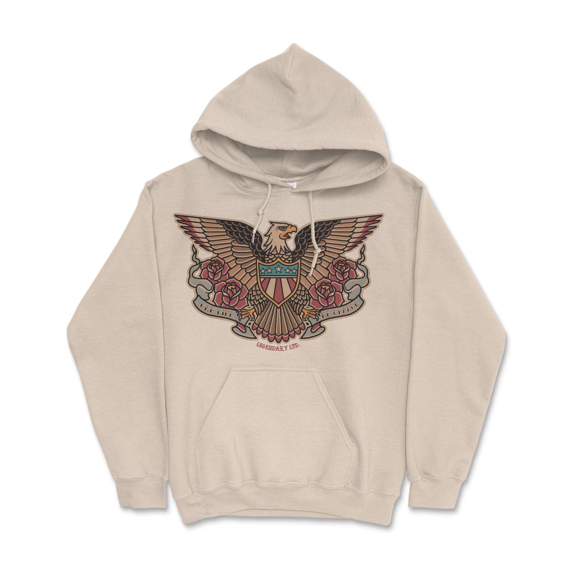 Legendary Ltd T-Shirts American Traditional Eagle Hoodie