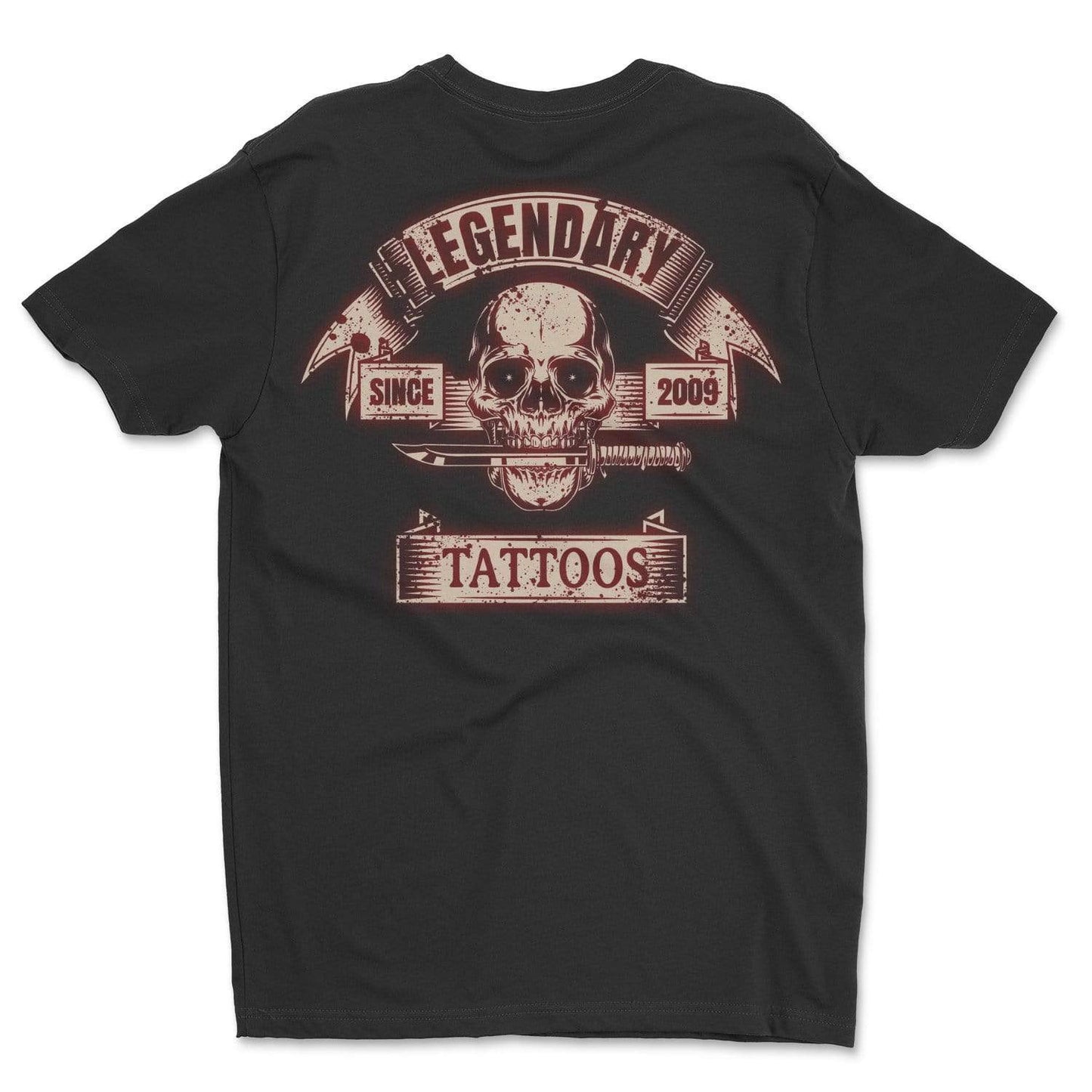 Legendary ltd. T SHIRT Legendary Tattoos Distressed Skull