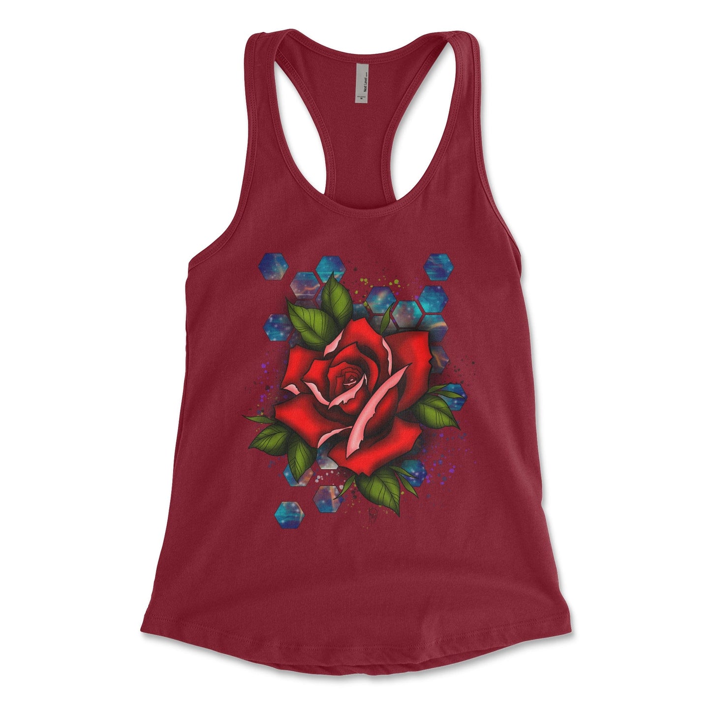Legendary ltd. T SHIRT Rose and Stained Glass Tank by Kaylee