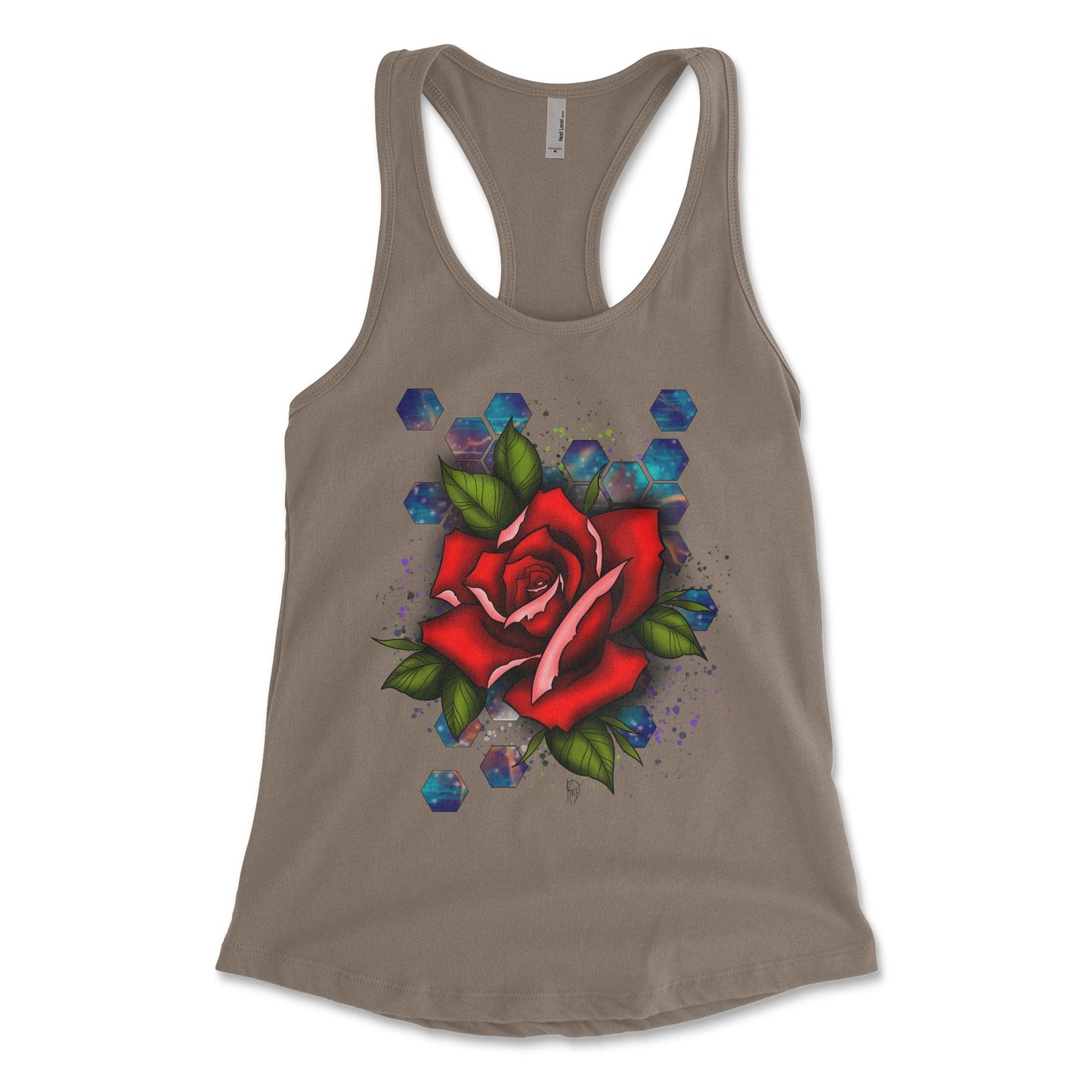 Legendary ltd. T SHIRT Rose and Stained Glass Tank by Kaylee