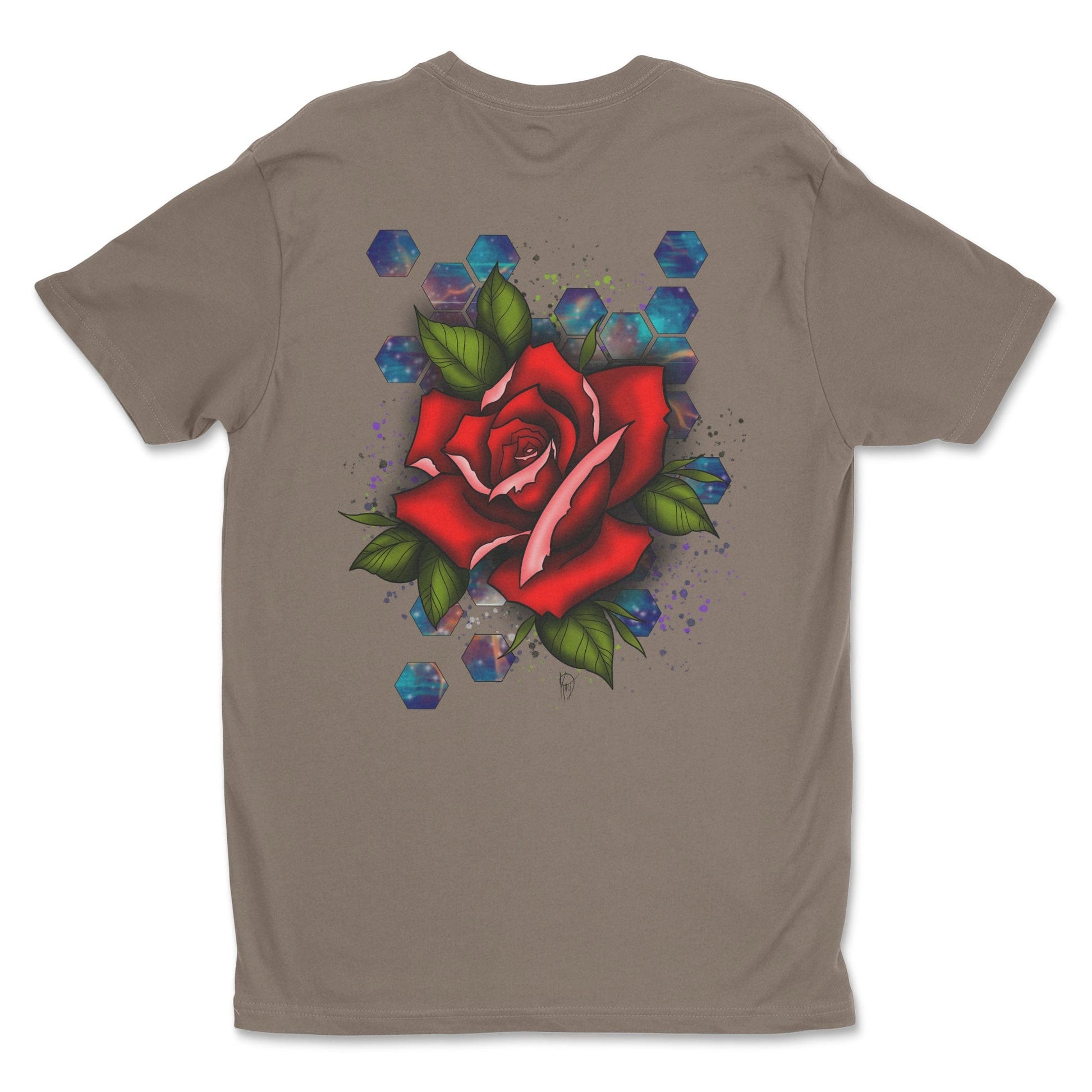 Legendary ltd. T SHIRT Rose and Stained Glass Tee by Kaylee