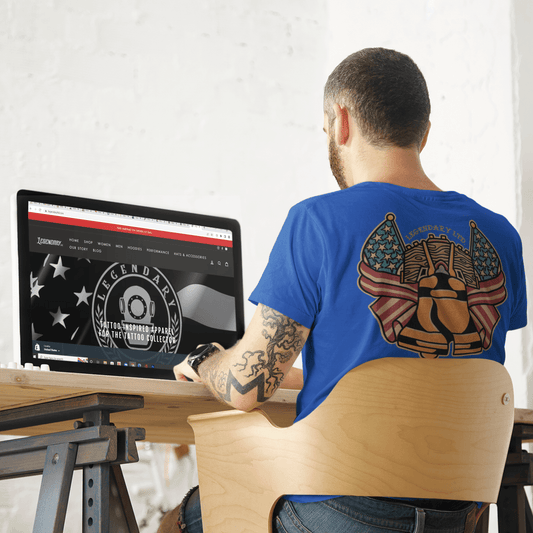 Let Freedom Ring Liberty Bell Tee – men's graphic t-shirt with original tattoo art by Legendary ltd.